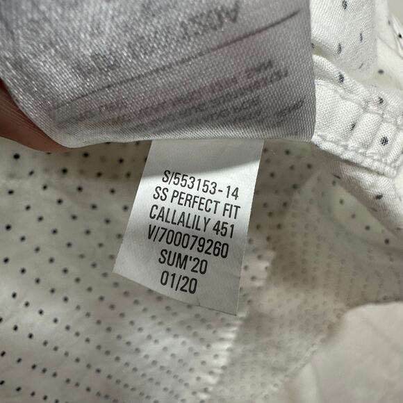 Old Navy XL Women's Top Polka Dot Short Sleeve Buttoned Casual Work Soft Comfort - Picture 10 of 10